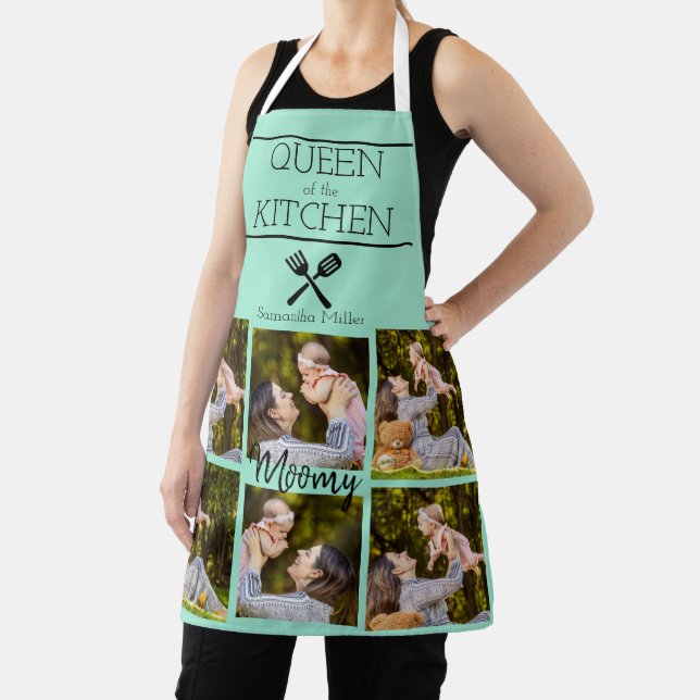 Personalized Photo Collage Kitchen Apron (Insitu)