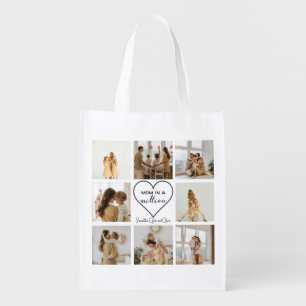 Personalized Photo Collage   “Mom in a million Grocery Bag
