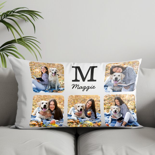 Personalized Photo Collage Pet Lover Dog Pillow Case (Creator Uploaded)