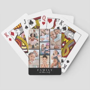 Personalized Photo Collage Poker Cards
