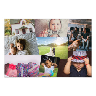 Personalized Photo Collage Print