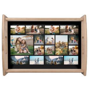 Personalized Photo Collage Serving Tray