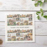 Personalized Photo Collage Stone Coaster<br><div class="desc">Create Your Own Personalized Photo Stone Coaster</div>
