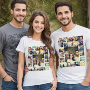 Personalized Photo collage T-Shirt