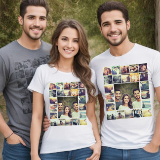 Personalized Photo collage T-Shirt