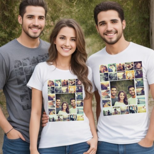 Personalized Photo collage T_Shirt