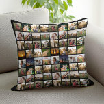 Personalized Photo Collage Throw Pillow<br><div class="desc">Create Your Own Personalized Photo Collage Blanket</div>