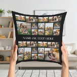 Personalized Photo Collage Throw Pillow<br><div class="desc">Create Your Own Personalized Photo Throw Pillow</div>