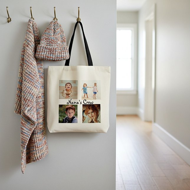 Personalized Photo collage Tote Bag (Creator Uploaded)