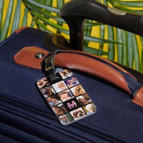 Personalized Photo Collage Travel Luggage Tag