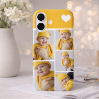 Personalized Photo Collage With Heart