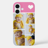 Personalized Photo Collage With Heart