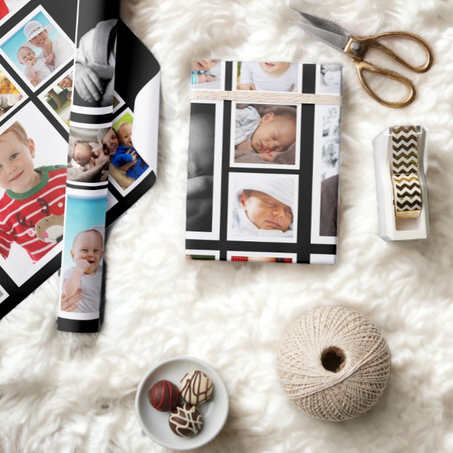 Personalized Photo Collage Wrapping Paper (Personalized Photo Collage Wrapping Paper from Ricaso. add your own photographs to this great paper)