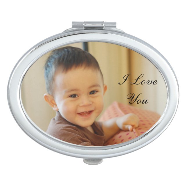 Personalized Photo Compact Mirror (Front)