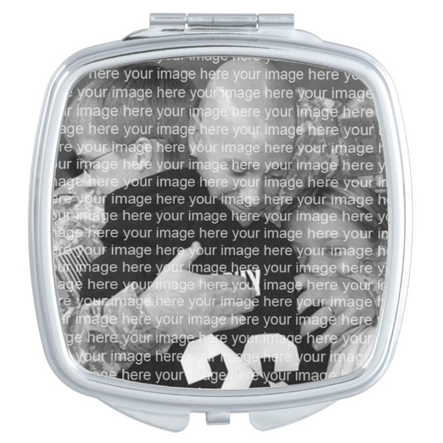 Personalized Photo Compact Mirror (Front)