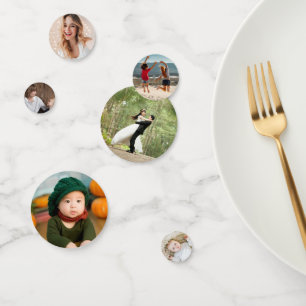 Personalized Photo Confetti for table decoration