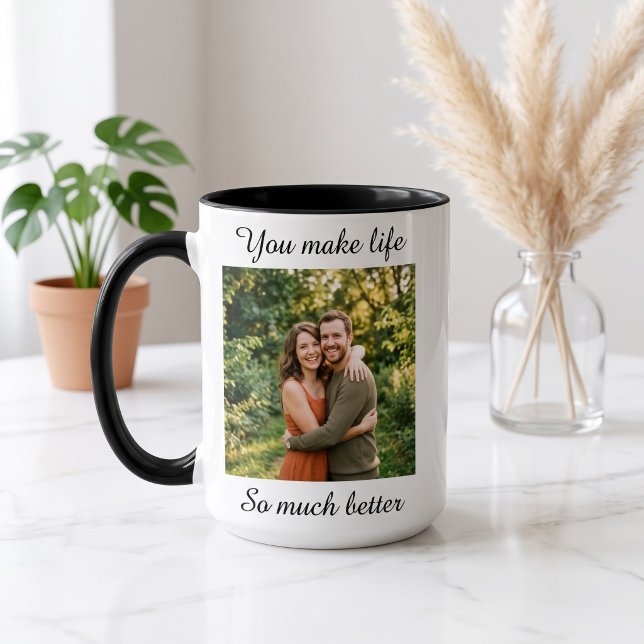 Personalized Photo Couples Mug | Custom Anniversar (Creator Uploaded)