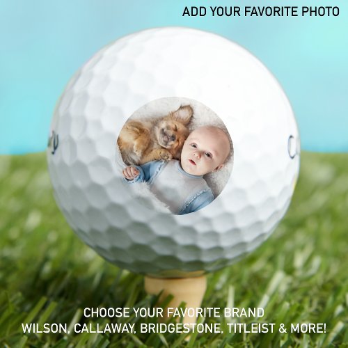Personalized Photo Create Your Own Golf Balls