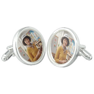 Personalized Photo Cufflinks for Formal Style