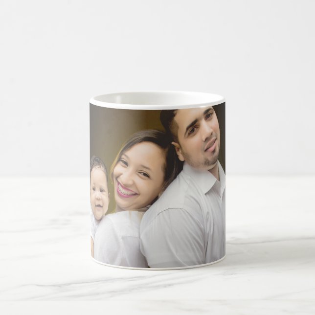 Personalized Photo Custom Add Your Image Coffee Mug (Center)