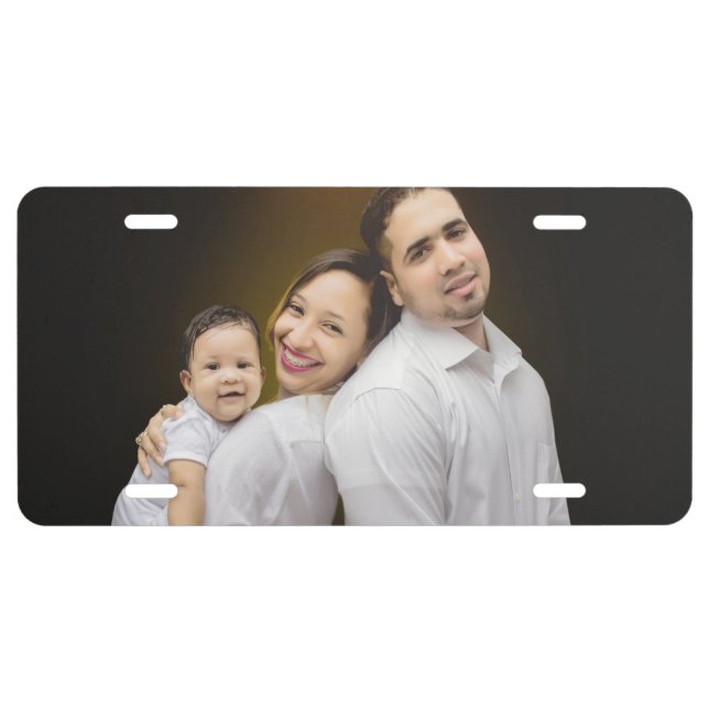 Personalized Photo Custom Add Your Image License Plate (Front)