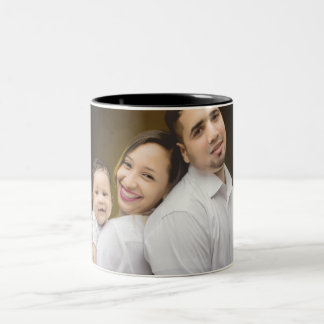 Personalized Photo Custom Add Your Image Two-Tone Coffee Mug