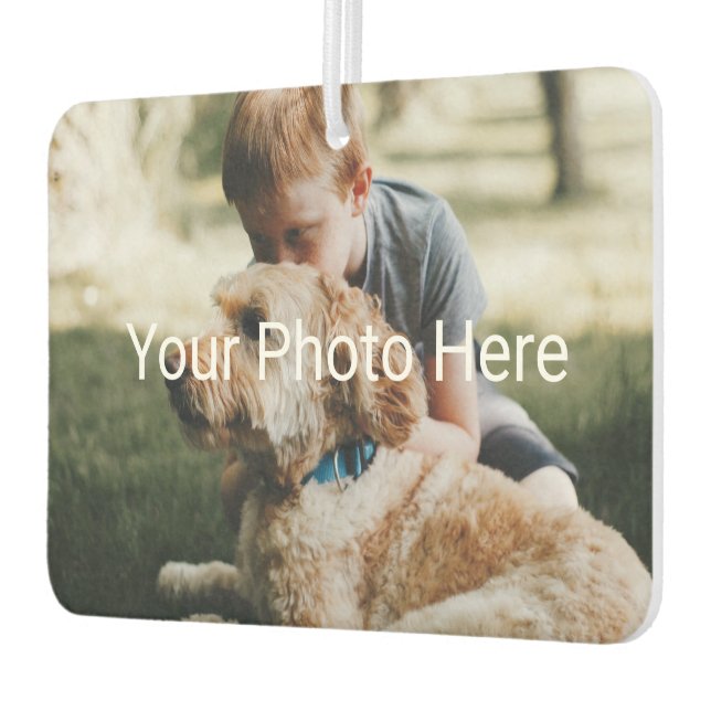 Personalized Photo Custom Air Freshener (Left)