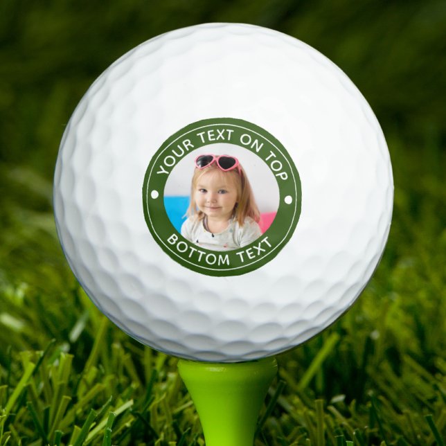 Personalized Photo Custom Color and Text Golf Balls (Creator Uploaded)
