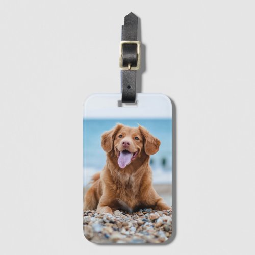 Personalized Photo Custom Create Your Own Luggage Tag