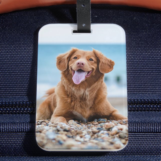 Personalized Photo Custom Create Your Own Luggage Tag (Creator Uploaded)