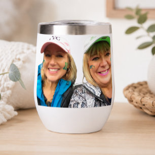 Personalized Photo Custom Friends Thermal Wine Tumbler