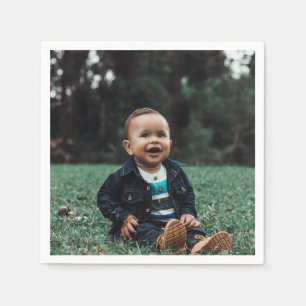 Personalized Photo Custom Napkins