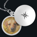 Personalized Photo Custom Pet Portrait Necklace<br><div class="desc">Custom personalized photo upload pet portrait necklace. Photo editing with background removal is available on request. Please use the contact the designer button on the product page.</div>
