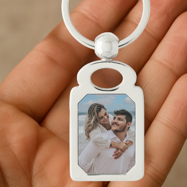 Personalized Photo Custom Picture Unique Couples Keychain (Creator Uploaded)
