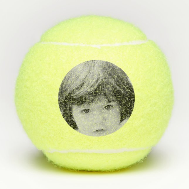 Personalized Photo Custom Printed Tennis Balls (Front)