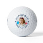 Personalized Photo Custom Text Golf Balls