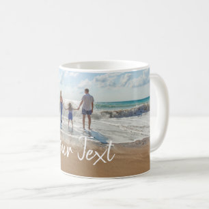 Personalized Photo & Custom Text Template Coffee Mug