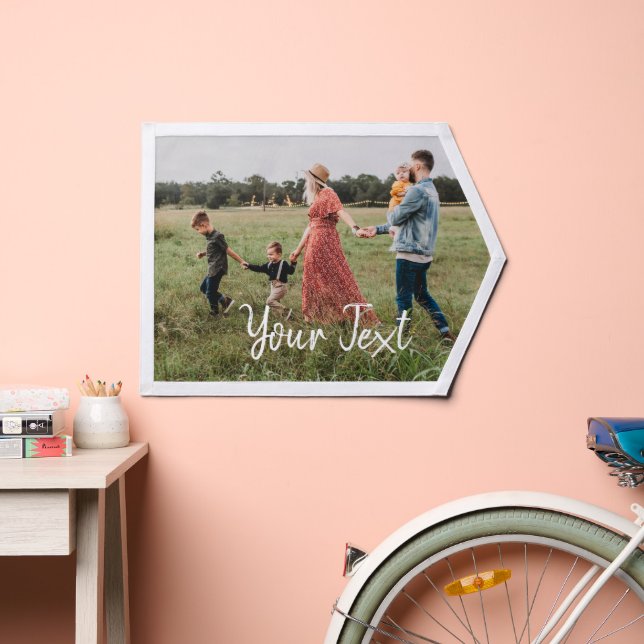 Personalized Photo & Custom Text Template  Pennant (Insitu 2)