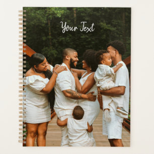 Personalized Photo & Custom Text Template Planner