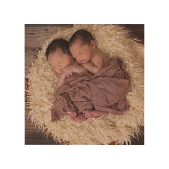 Personalized Photo Custom  Wood Wall Art (Front)