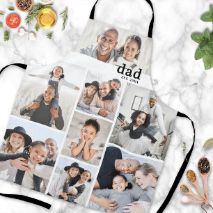 Personalized Photo Dad Apron