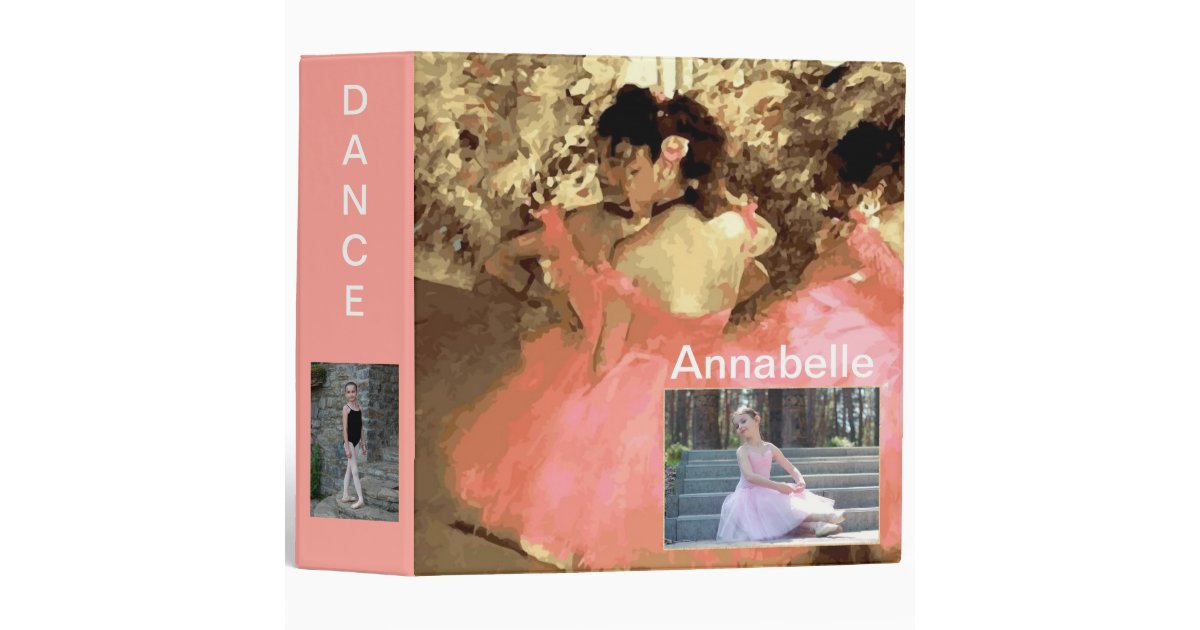 Personalized Photo Dance Binder Zazzle