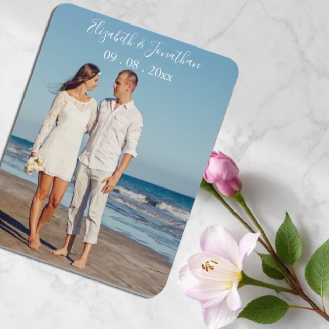 Personalized Photo Destination Wedding Event Mouse Pad (Creator Uploaded)