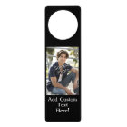 Personalized Photo Door Sign Doorknob Hanger