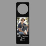 Personalized Photo Door Sign Doorknob Hanger