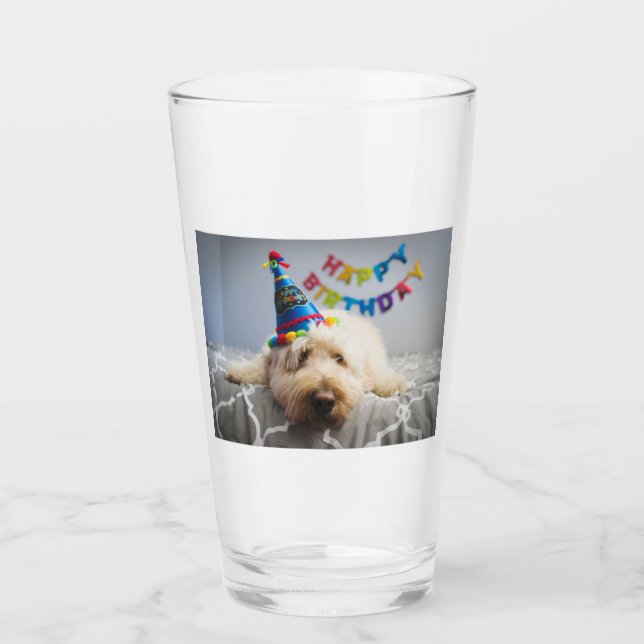 Personalized Photo Drinking Glass (Front)