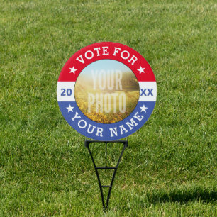 PERSONALIZED PHOTO Election Sign