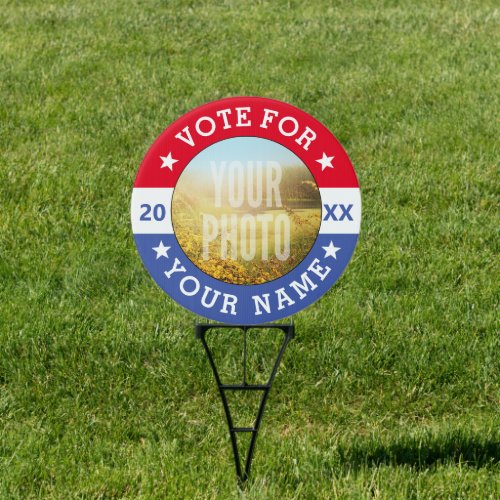 PERSONALIZED PHOTO Election Sign