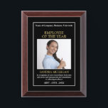 Personalized Photo - Employee Award Plaque<br><div class="desc">This Personalized Photo - Employee Award Plaque is a perfect way to show your appreciation for an employee.  Easily customizable for Employee of the year... Employee of the month... Celebration of years of service etc</div>