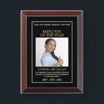 Personalized Photo - Employee Award Plaque<br><div class="desc">This Personalized Photo - Employee Award Plaque is a perfect way to show your appreciation for an employee.  Easily customizable for Employee of the year... Employee of the month... Celebration of years of service etc</div>